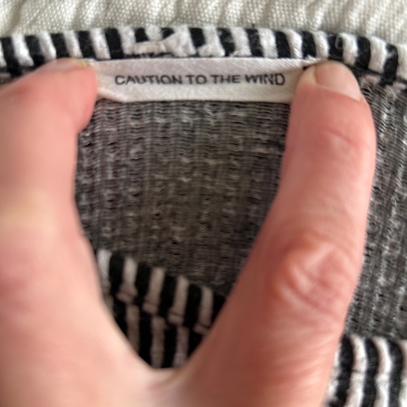 Girls Stripped Shirt - Caution to the Wind - Picture 3 of 3